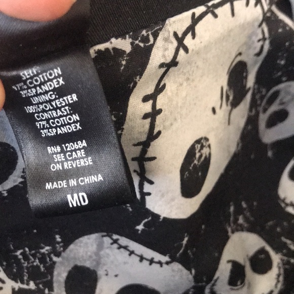 Nightmare Before Christmas Black with Ruffle Trim Jacket ONLY - Picture 11 of 12